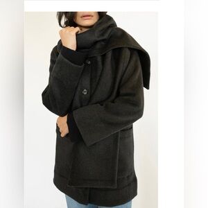 Rebecca King Scarf Detailed Coat